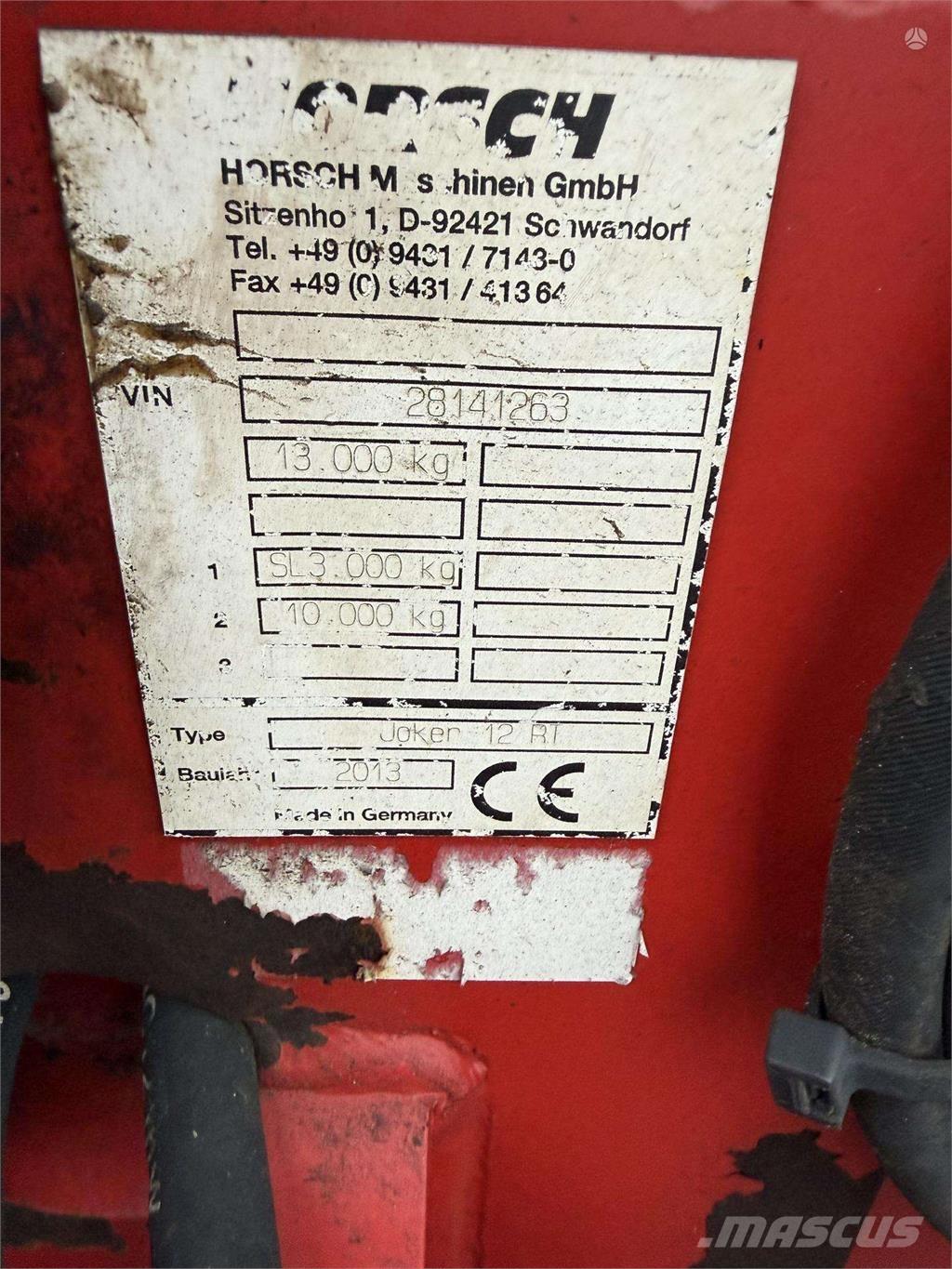 Horsch Joker 12RT Schwere Eggen