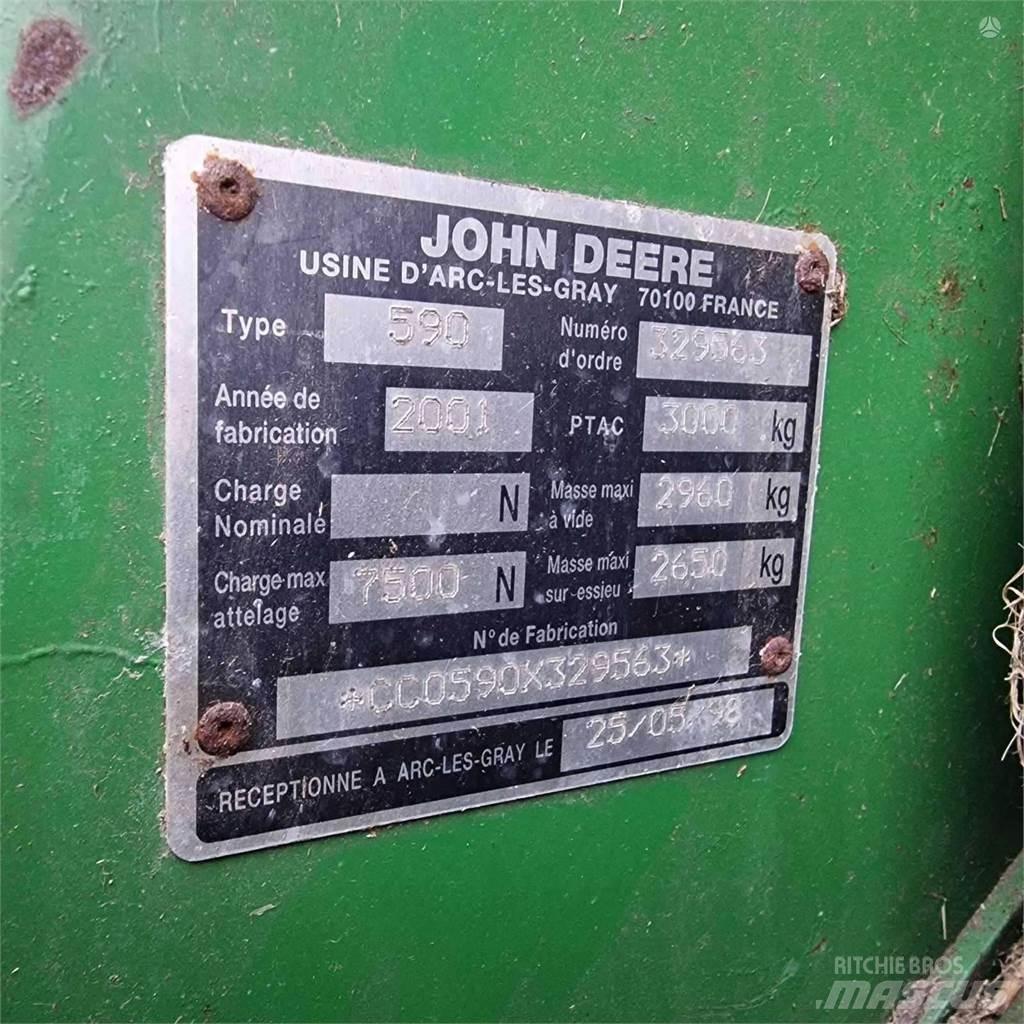 John Deere 590 Rundballenpressen