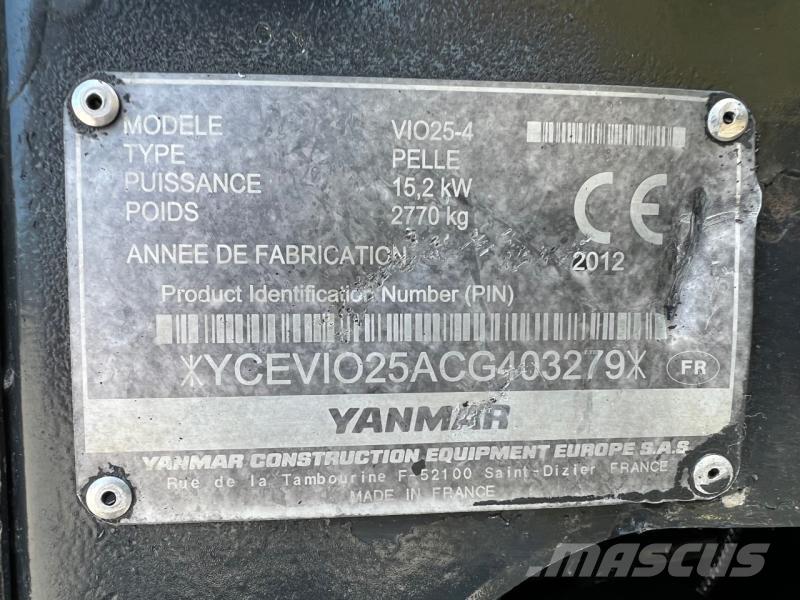 Yanmar ViO25 Minibagger < 7t
