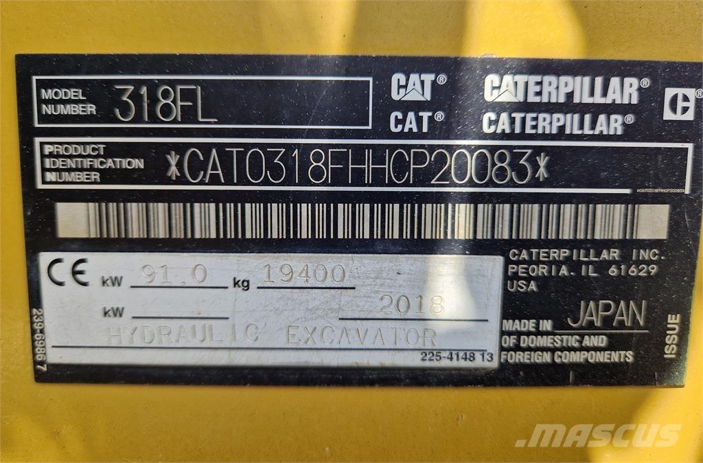 CAT 318FL Raupenbagger