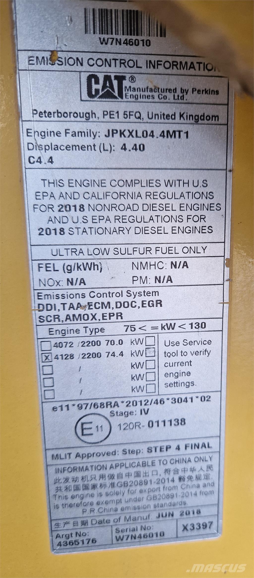 CAT 434F2 Baggerlader