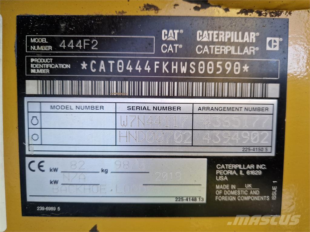 CAT 444F2 Baggerlader