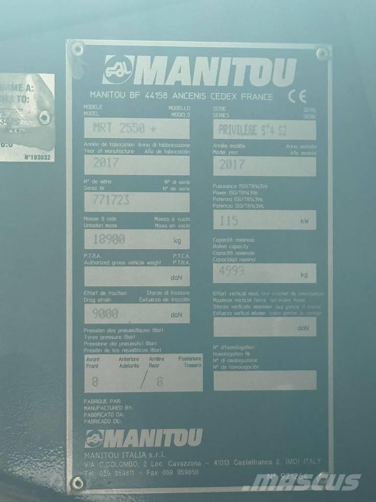 Manitou MRT 2550 Teleskoplader