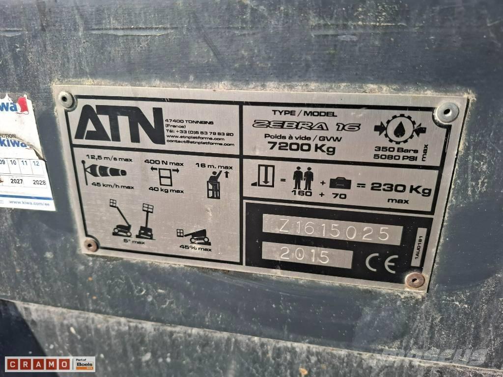 ATN Zebra 16 Gelenkteleskoparbeitsbühnen