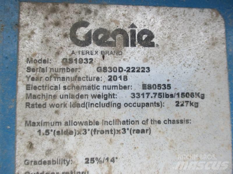 Genie GS 1932 Scheren-Arbeitsbühnen