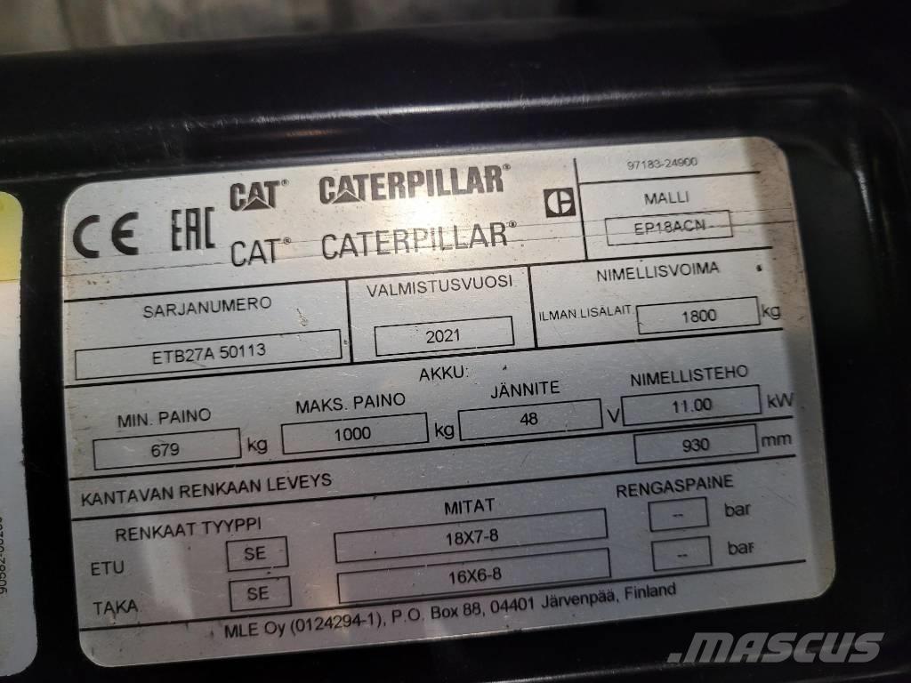 CAT EP18 ACN Elektrostapler