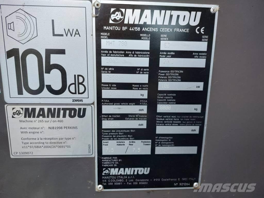 Manitou MHT 780 Teleskoplader