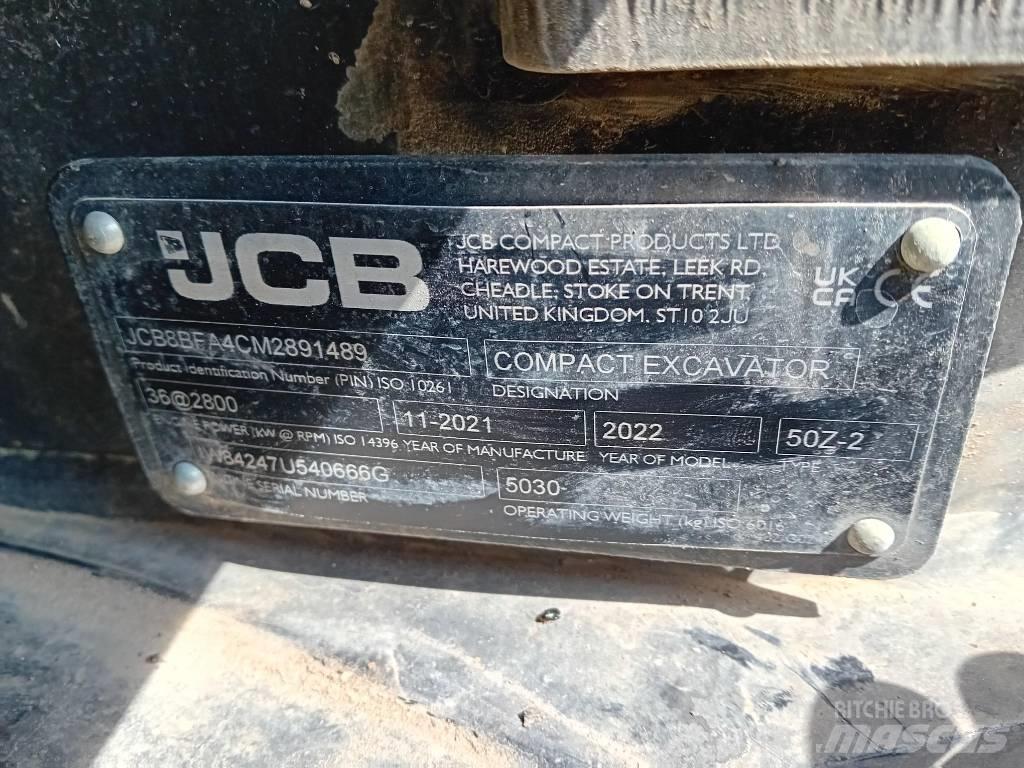 JCB 50 Z-2 Minibagger < 7t