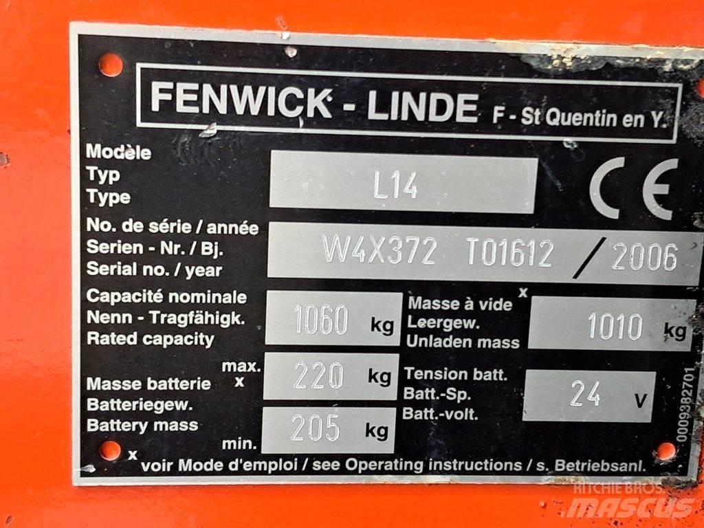 Linde L14 Deichselstapler