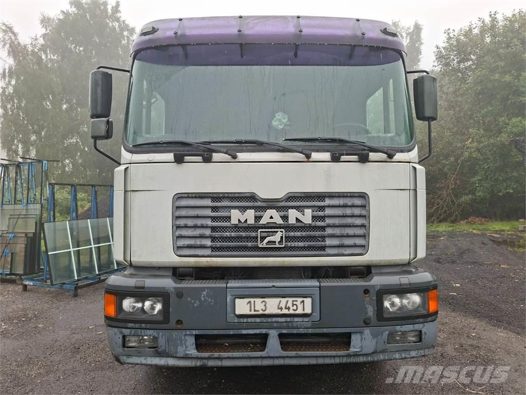 MAN ME 18.285 + HR Pritschenwagen/Pritschenwagen mit Seitenklappe