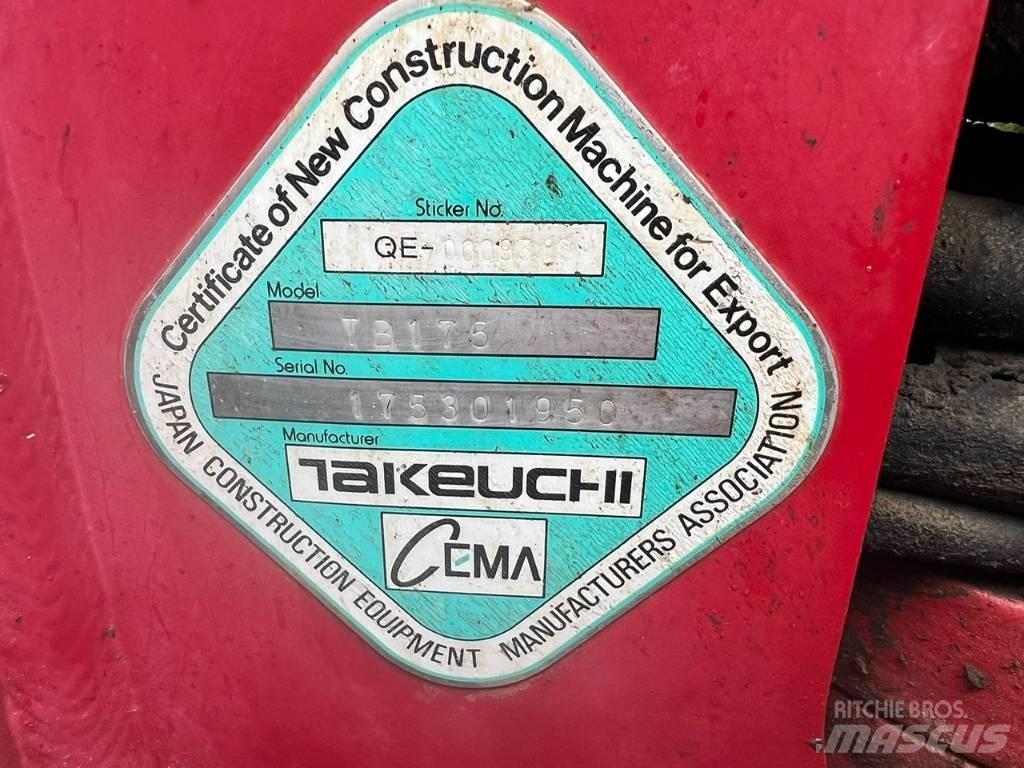Takeuchi TB 175 Midibagger  7t - 12t