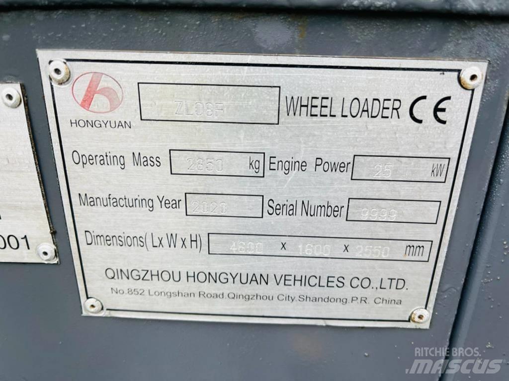 Hongyuan ZL08F Radlader