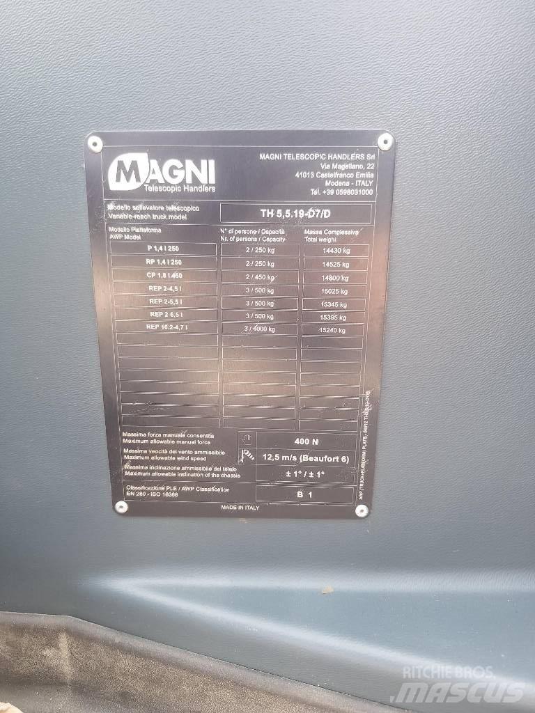 Magni TH 5.5 19 P Teleskoplader