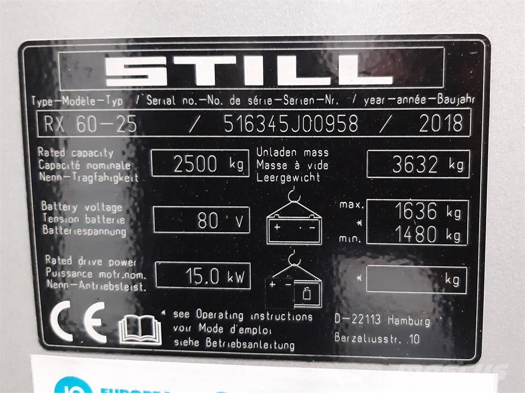 Still RX60 25 Elektrostapler
