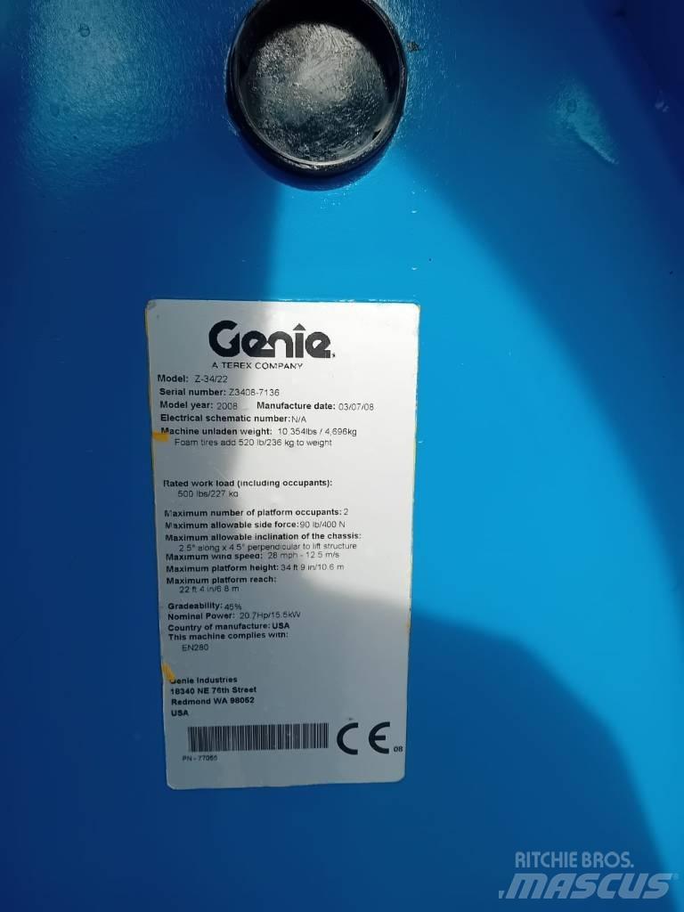 Genie Z 34/22 N Gelenkteleskoparbeitsbühnen