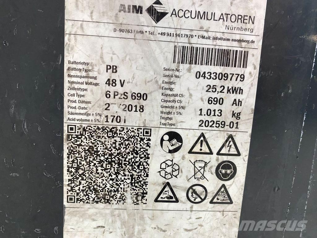 AIM 48V 690Ah Batterien