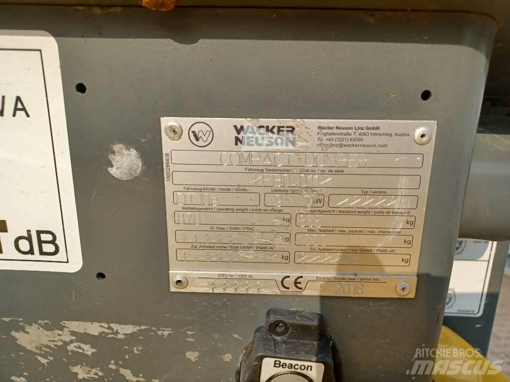 Wacker Neuson DT10e Raupendumper