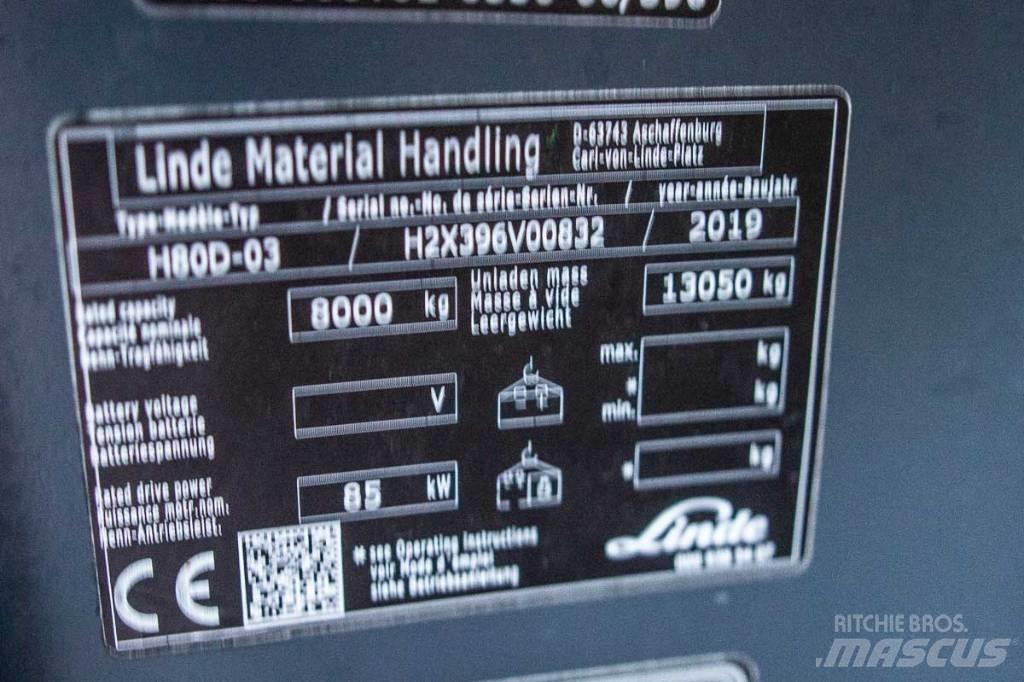 Linde H 80 D-03 Dieselstapler