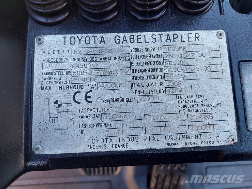 Toyota 52 8FDJF35 Dieselstapler