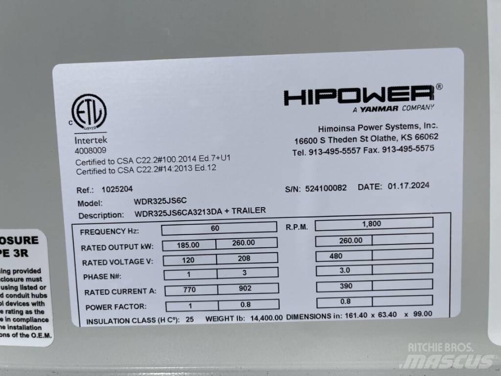 Hipower HRJW 325 Diesel Generatoren