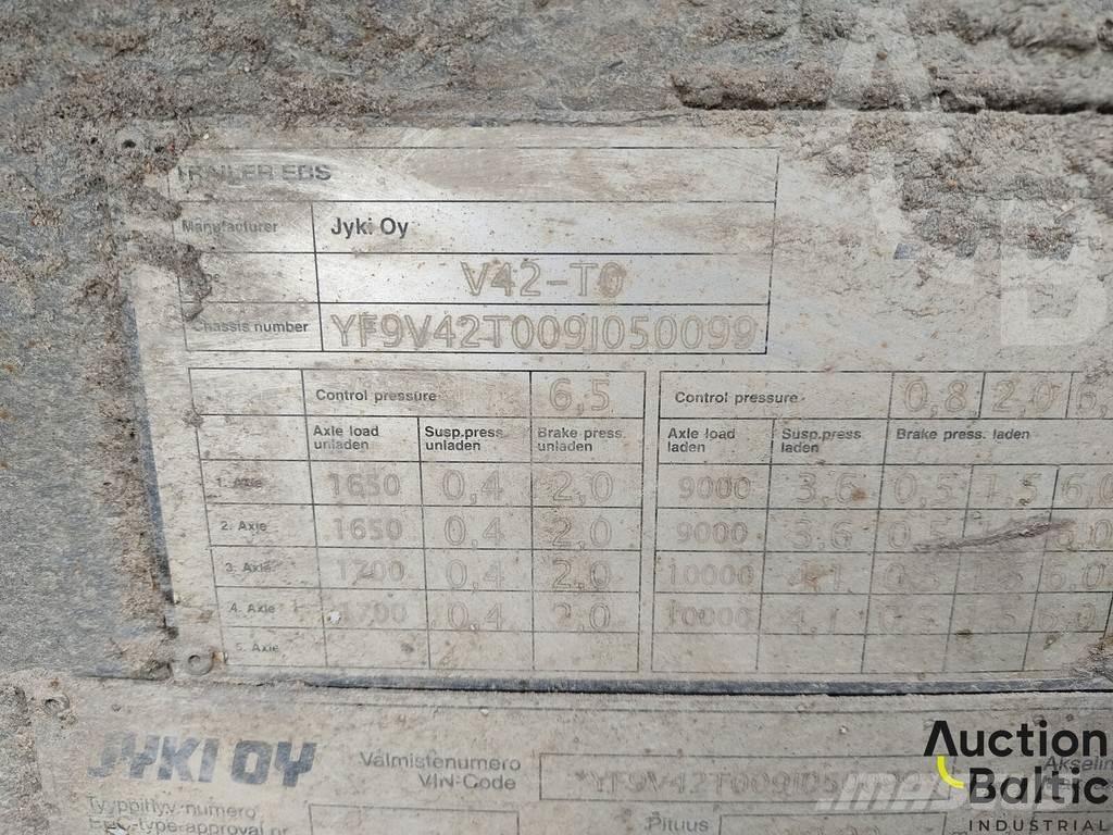 Jyki V 42 T0 Curtainsiderauflieger