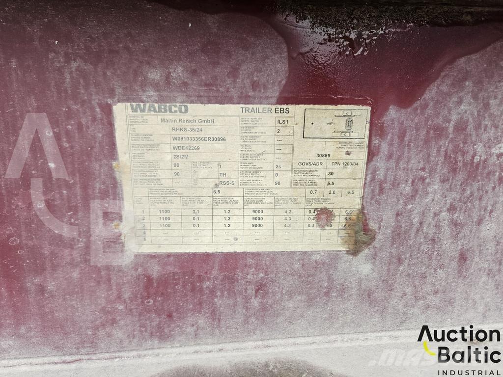 Reisch RHKS-35 Curtainsiderauflieger