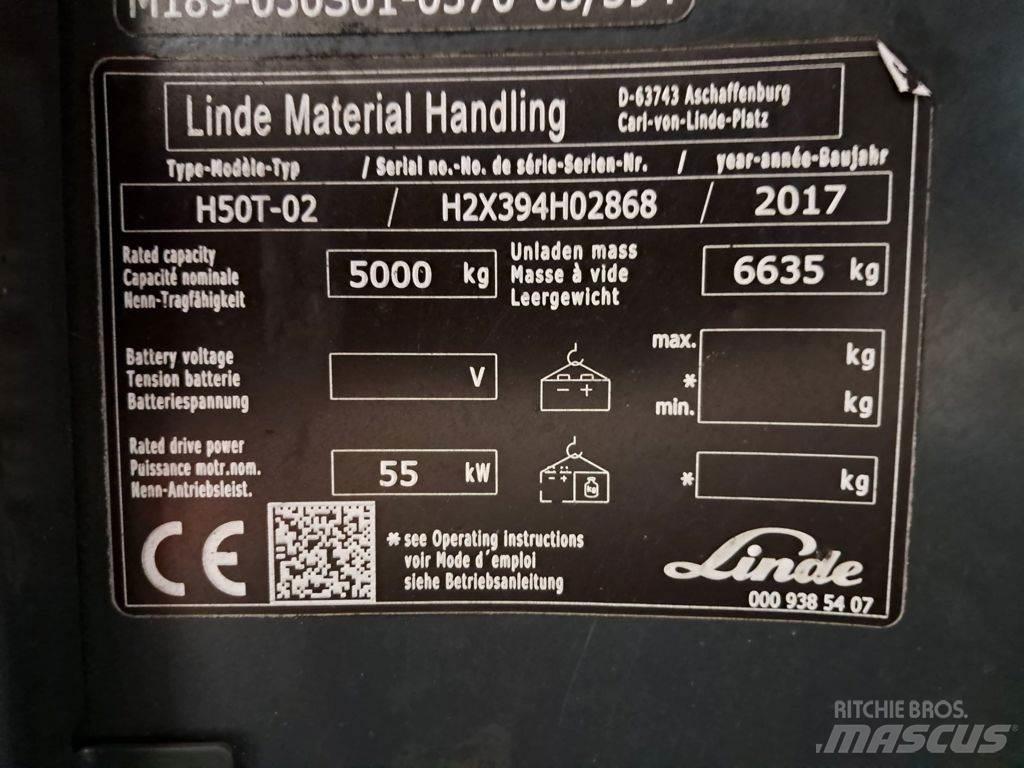 Linde H50T-02 Gasstapler