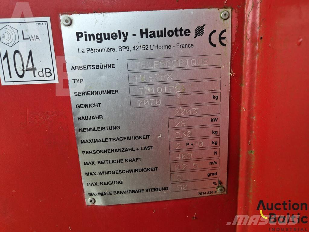 Haulotte H 16 TPX Gelenkteleskoparbeitsbühnen