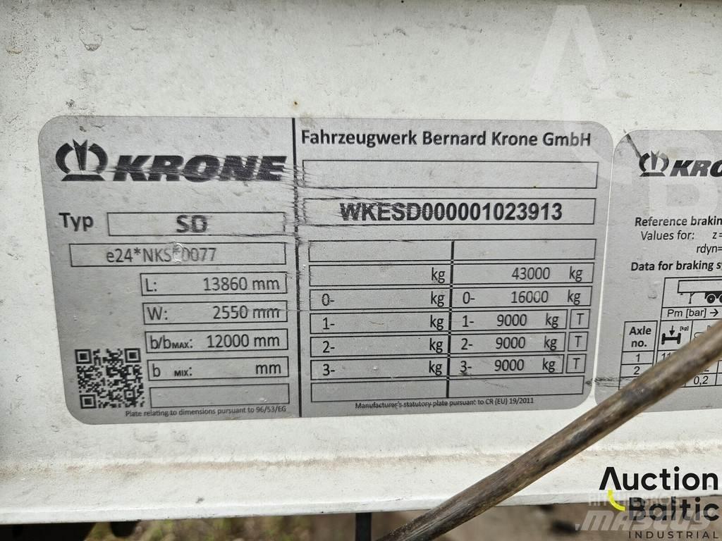 Krone SK 3855 Curtainsiderauflieger