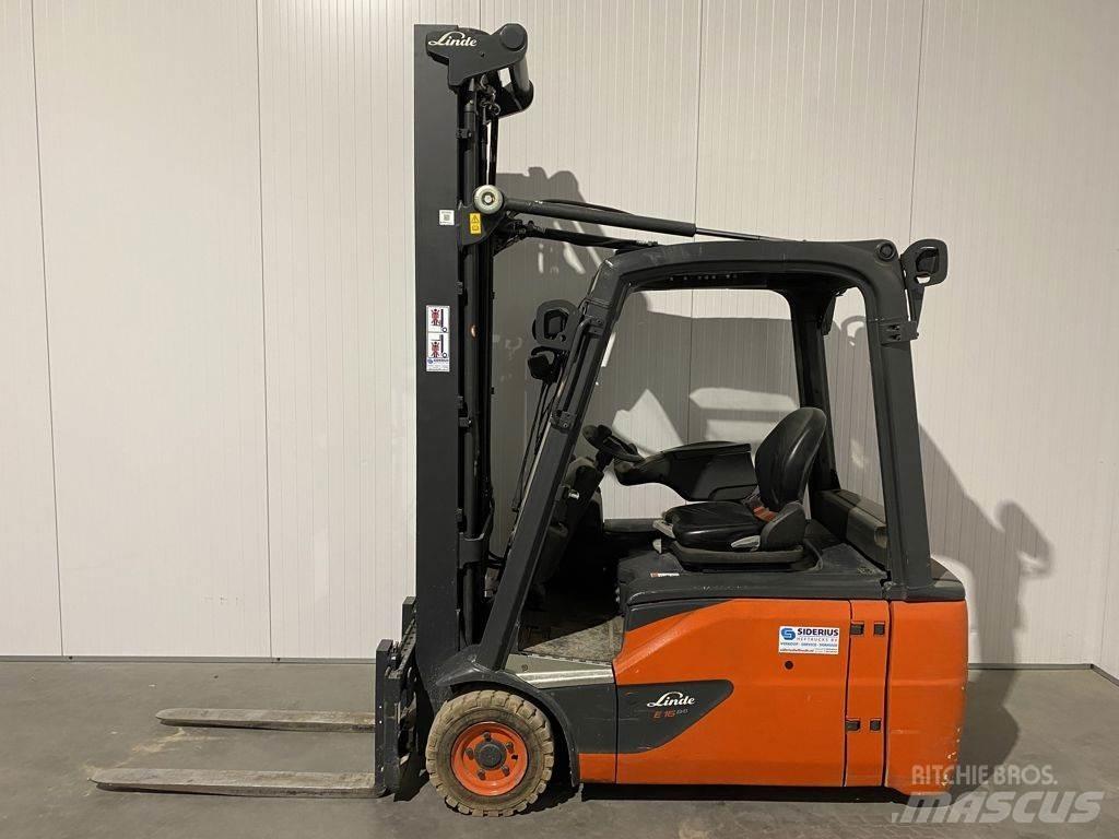 Linde E16L-02 Elektrostapler