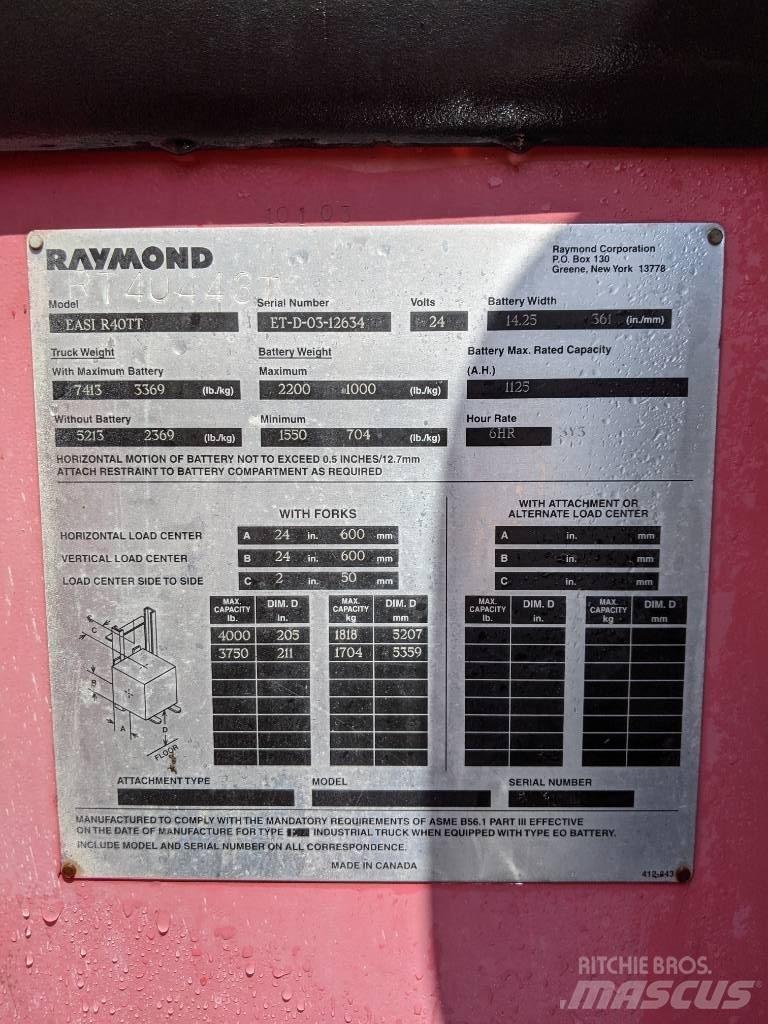 Raymond R40TT Elektrostapler