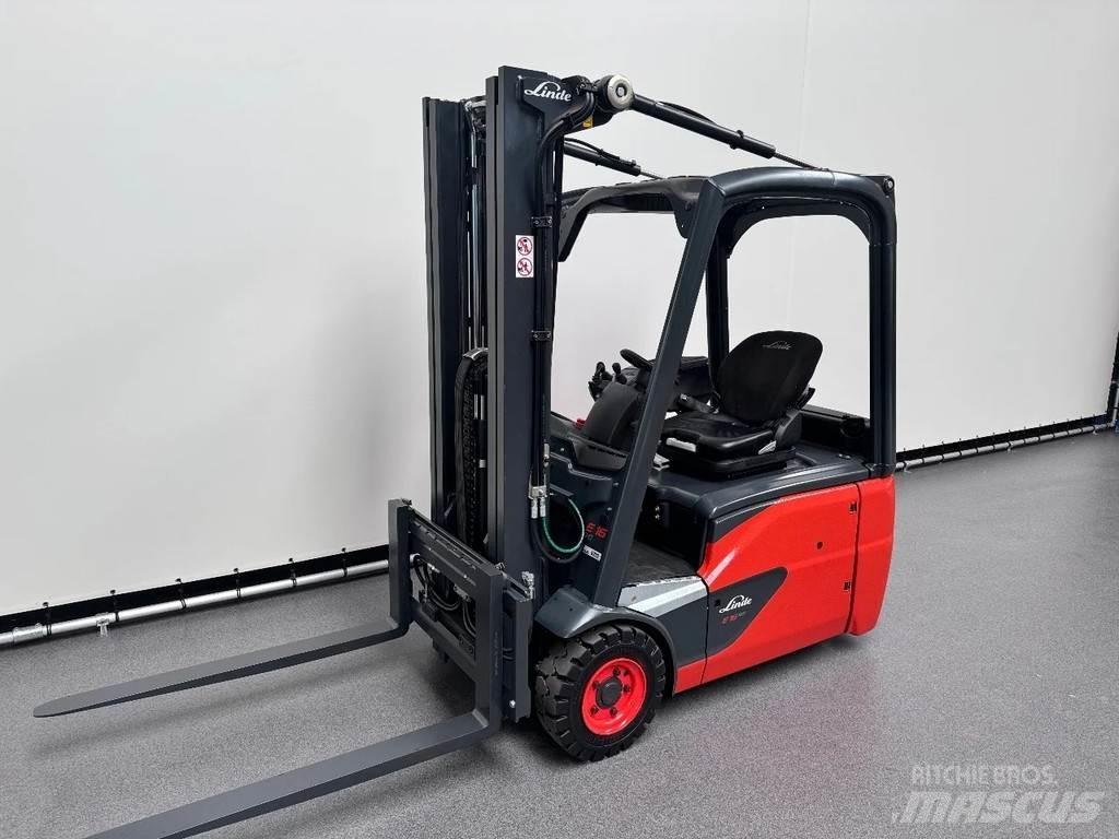 Linde 386 E 16-02 Elektrostapler