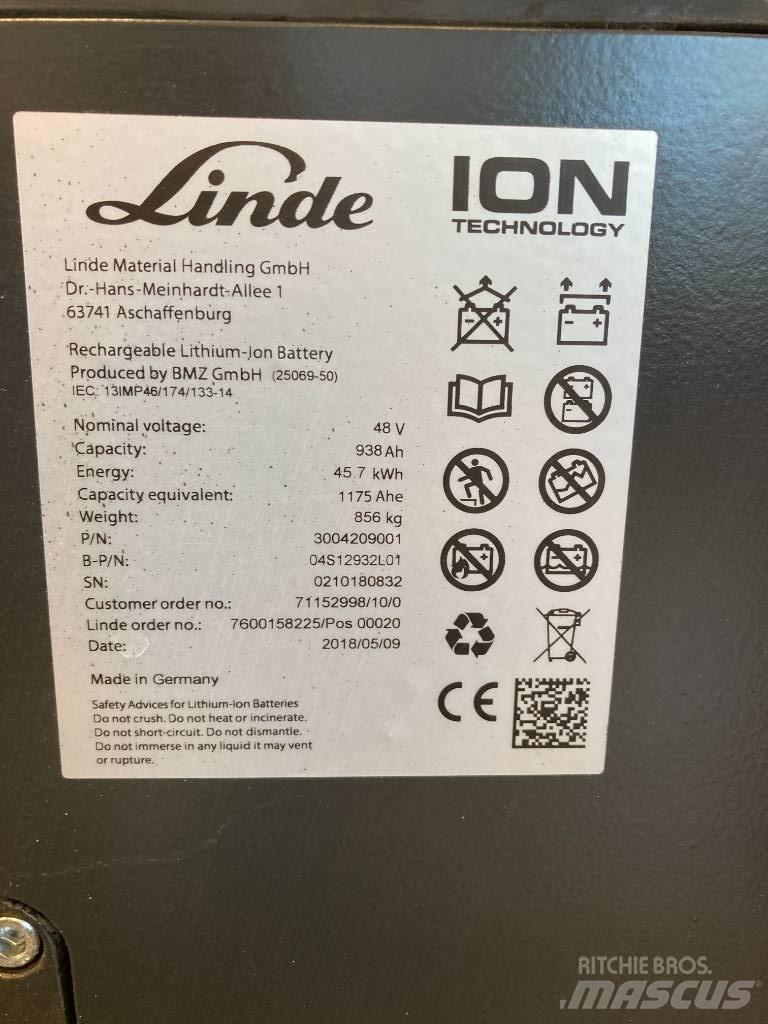 Linde E16/386 Li-ION Elektrostapler