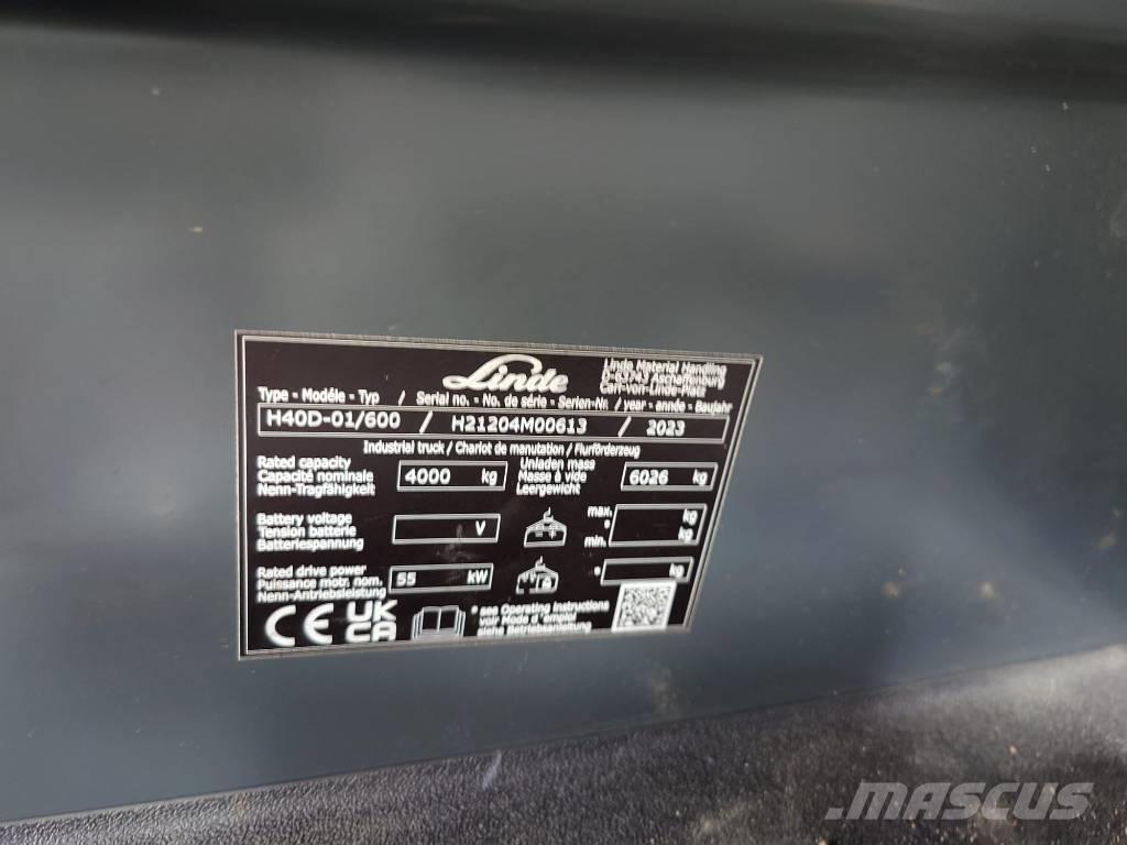 Linde H40D/600/1204 Dieselstapler