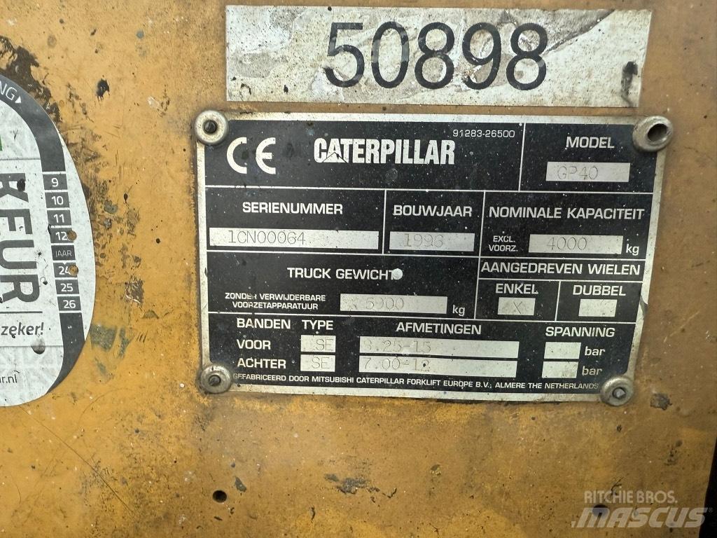 CAT GP 40 Gasstapler