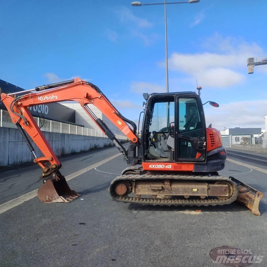 Kubota KX 080-4A Midibagger  7t - 12t