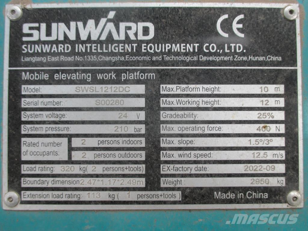 Sunward SWSL 1212 DC Scheren-Arbeitsbühnen