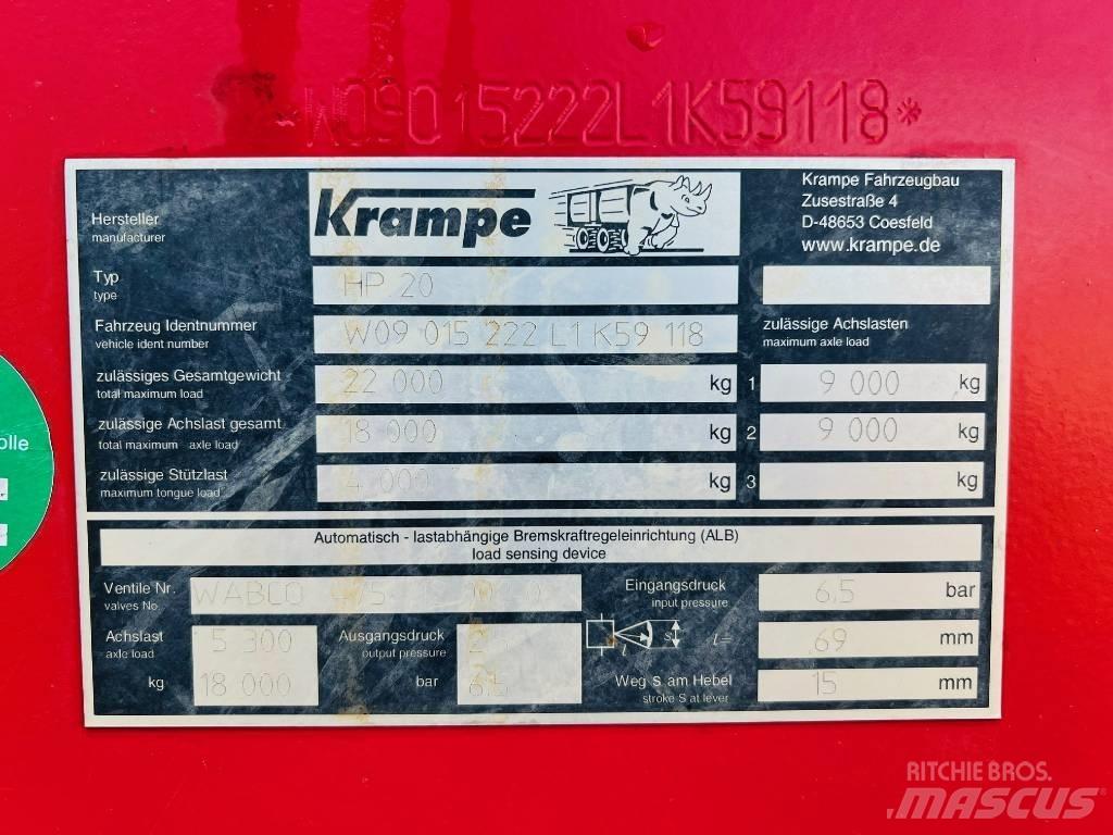 Krampe HP 20 Kippanhänger