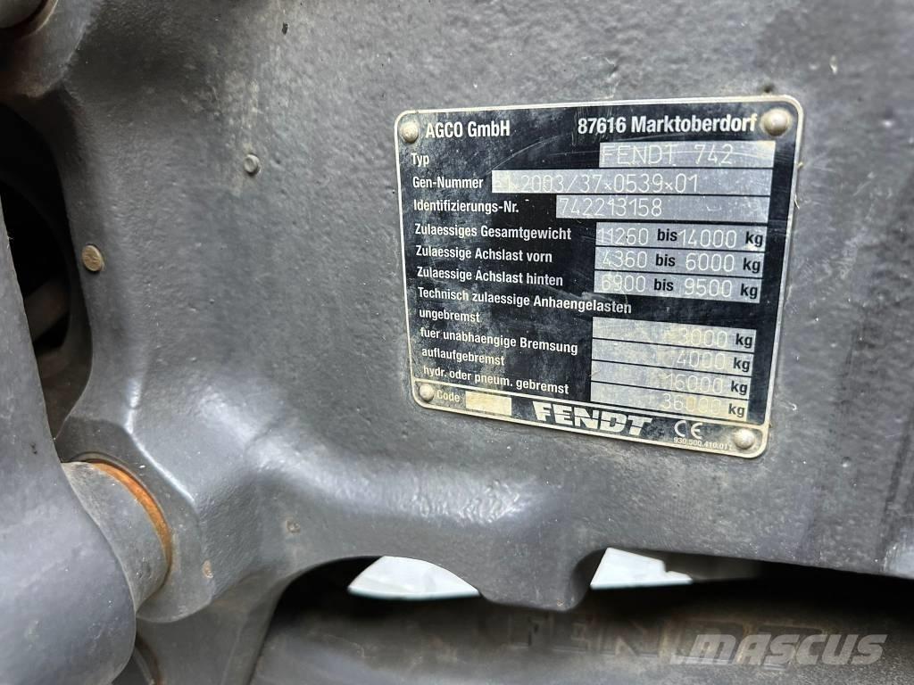 Fendt 722 Profi Plus Traktoren
