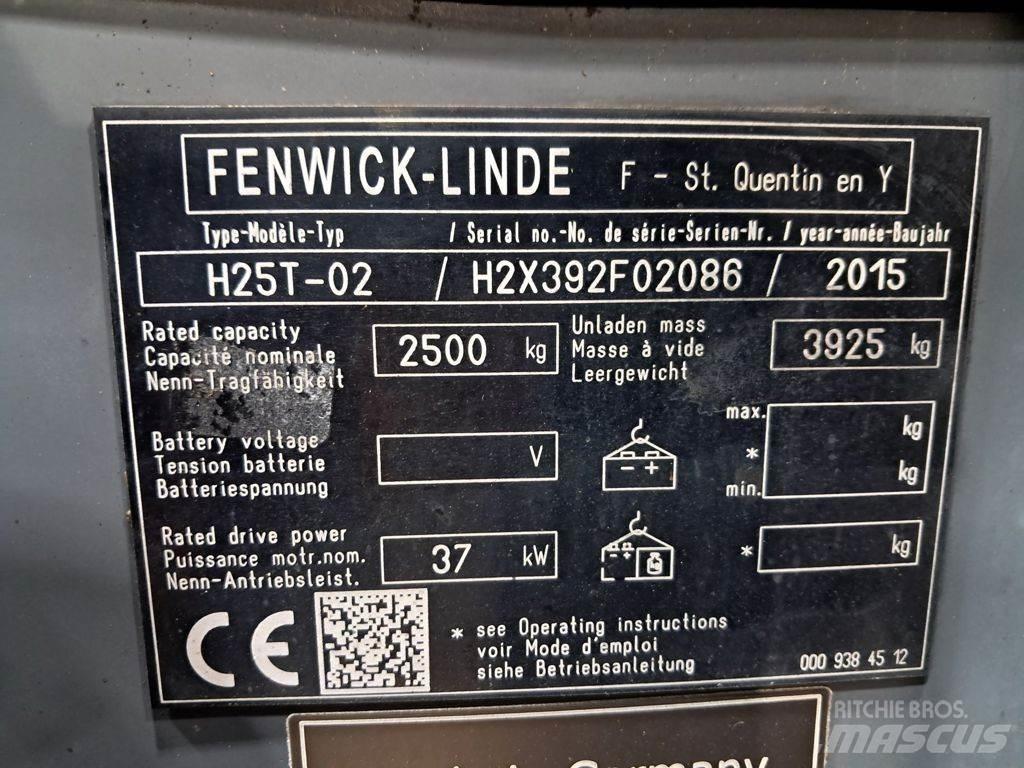Linde H25T-02 Gasstapler