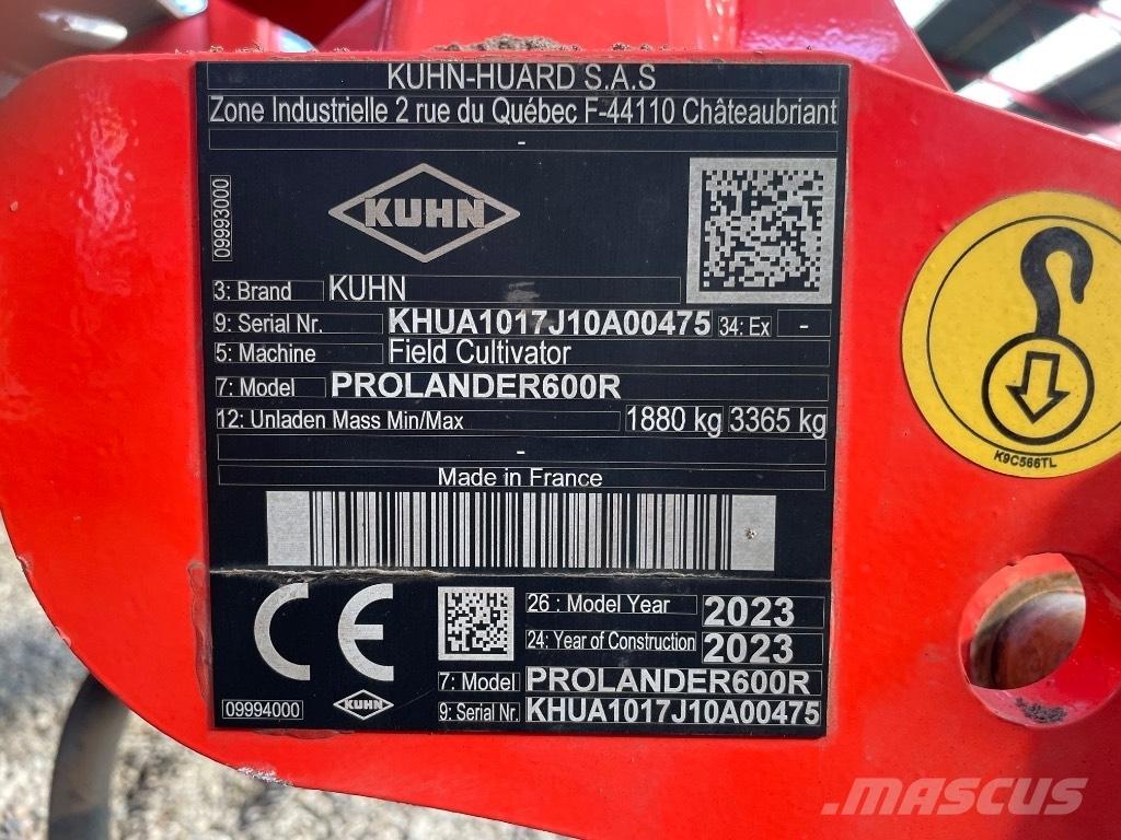 Kuhn Prolander 600R Eggen