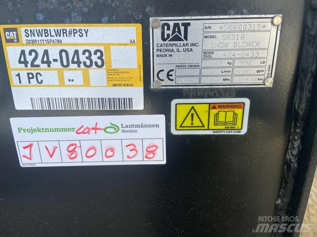 CAT SR318 SNÖ SLUNGA Schneefräse