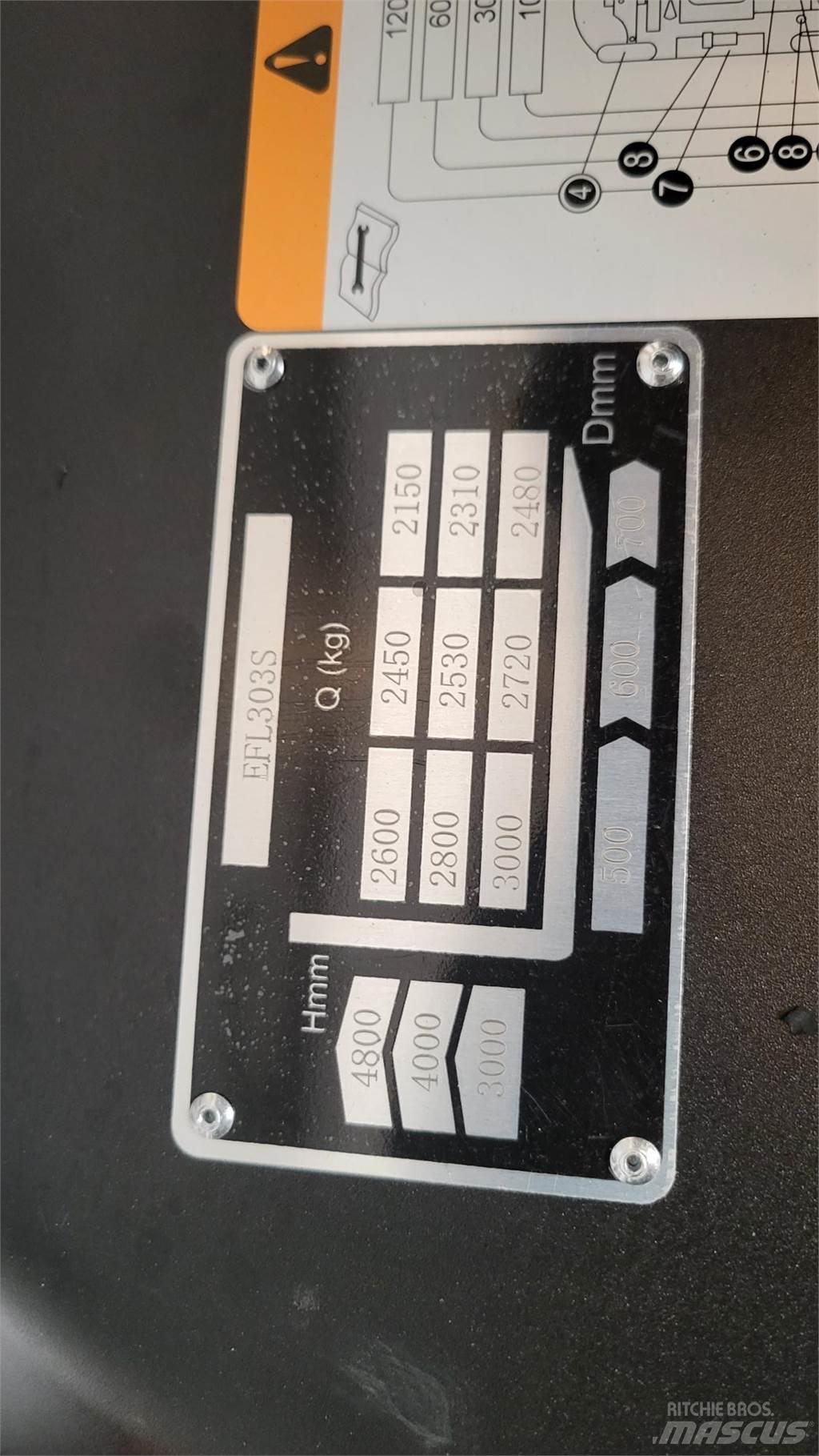  EFL303-S 2025 Elektrostapler