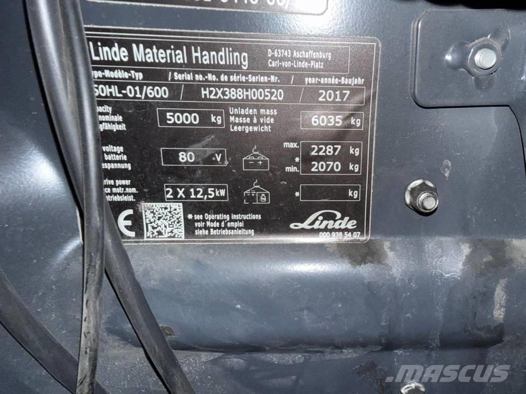 Linde E 50-02 Elektrostapler