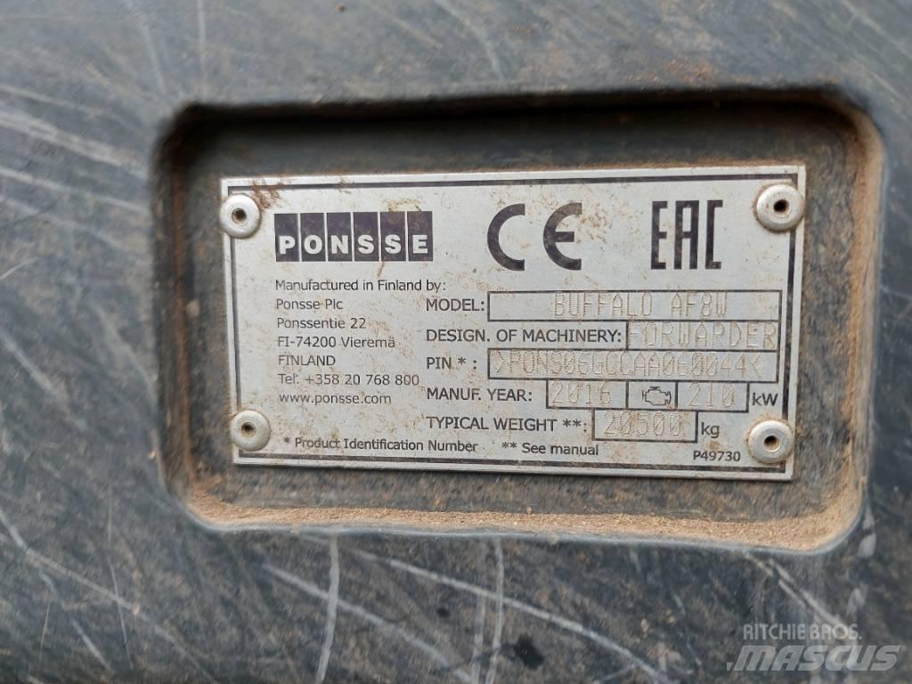 Ponsse BUFFALO AF 8W Forwarder