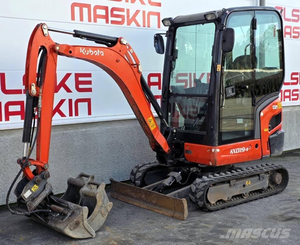 Kubota KX 019-4 Minibagger < 7t