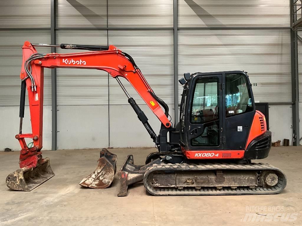 Kubota KX 080-4 Midibagger  7t - 12t