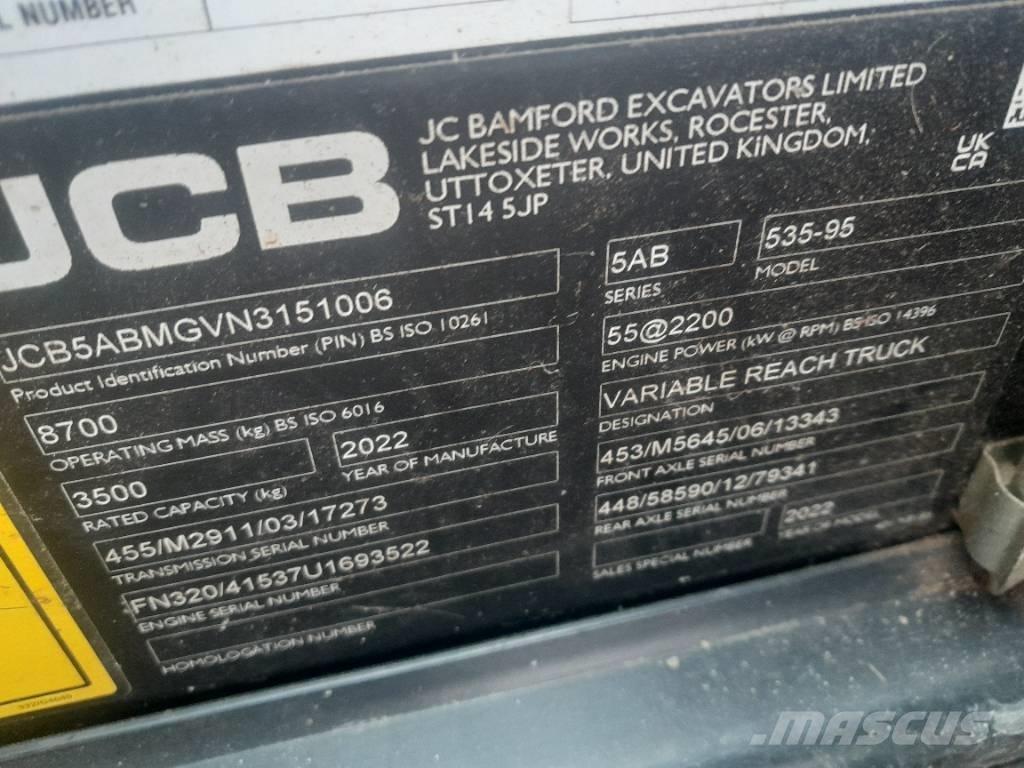 JCB 535-95 Teleskoplader für Landwirtschaft