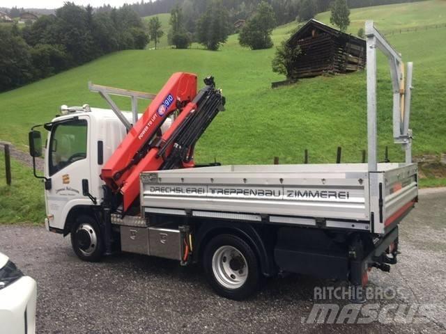 Isuzu N2 mit HMF 910 Kranwagen