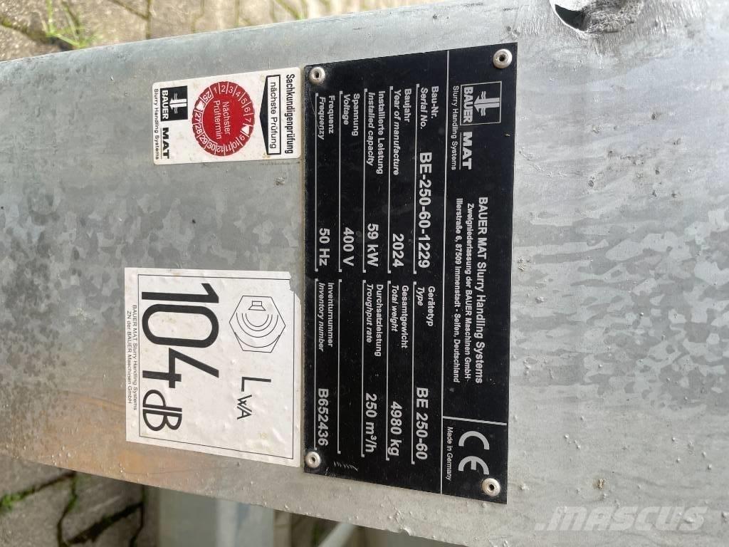 BAUER MAT BE 250-60 Sonstige Baumaschinen